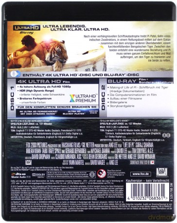 Life of Pi (Życie Pi) [Blu-Ray 4K]+[Blu-Ray]