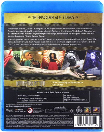 American Horror Story Season 5 [3xBlu-Ray]