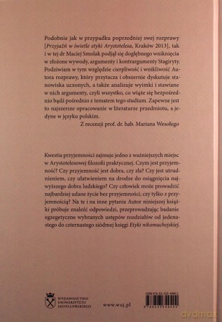 "Peri hedones", czyli o przyjemności w "Etyce nikomachejskiej" (VII 11-14) Arystotelesa - Maciej Smolak [KSIĄŻKA]