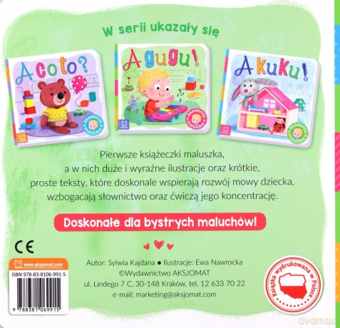 A gugu! Akademia maluszka - Sylwia Kajdana [KSIĄŻKA]