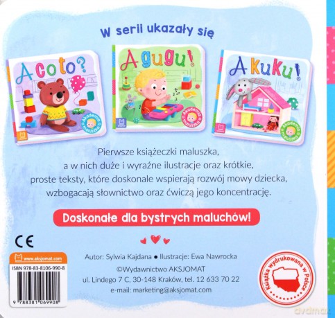 A kuku! Akademia maluszka - Sylwia Kajdana [KSIĄŻKA]