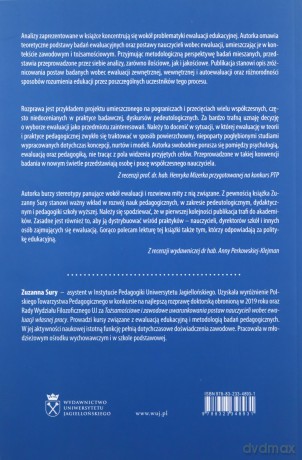 Ewaluacja w pracy nauczycieli. Konteksty zawodowe i tożsamościowe - Zuzanna Sury [KSIĄŻKA]