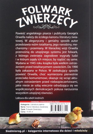 Folwark Zwierzęcy - George Orwell [KSIĄŻKA]