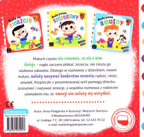 Kiedy się złoszczę - Anna Podgórska [KSIĄŻKA]