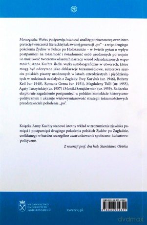 Wobec postpamięci - Anna Kuchta [KSIĄŻKA]