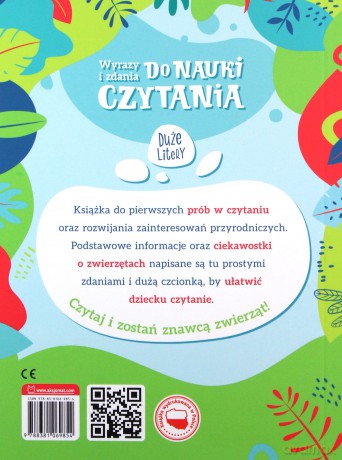 Wyrazy i zdania do nauki czytania. Tajemnice przyrody. Tajemnice zwierząt - Agnieszka Bator [KSIĄŻKA]