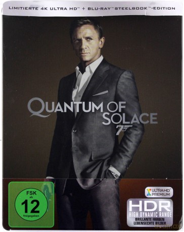 007 James Bond Quantum of Solace (steelbook) [Blu-Ray 4K]+[Blu-Ray]