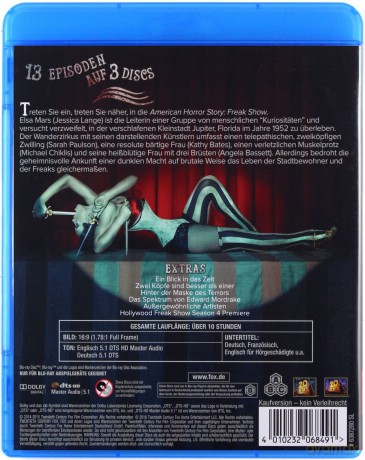 American Horror Story Season 4 [3xBlu-Ray]