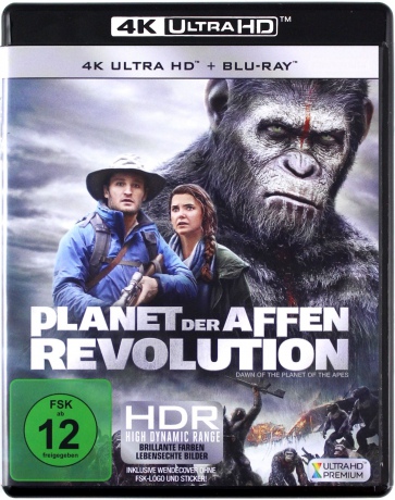Dawn of the Planet of the Apes (Ewolucja planety małp) [Blu-Ray 4K]+[Blu-Ray]
