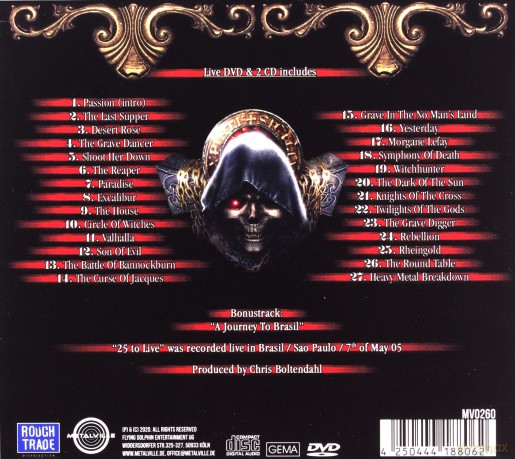 Grave Digger: 25 To Live (digipack) [DVD]+[2CD]