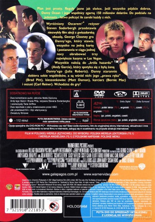 Ocean's 11: Ryzykowna gra (2001) [DVD]