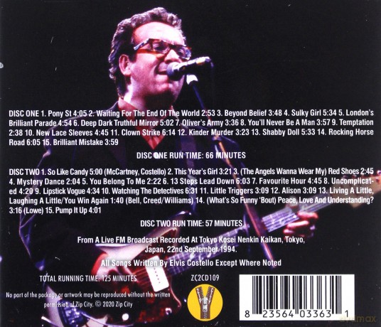 Elvis Costello: A Storm In Tokyo [2CD]