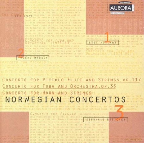 Andrew Cunningham, Michael Lind, Ragnhild Gjerde, Stavanger Symph. Orchestra, Alexander Dmitriev: cond./ Trondheim Symphony Orchestra, Jiri Starek: conductor: Norwegian Concertos [CD]