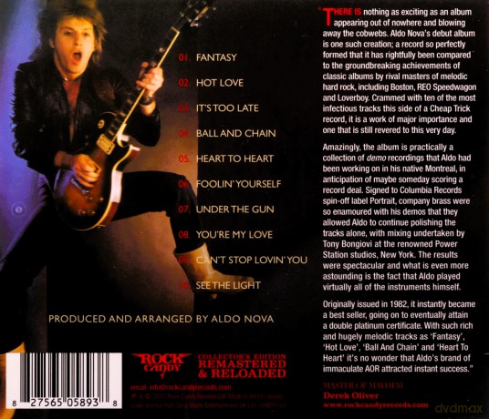 Aldo Nova: Aldo Nova [CD]