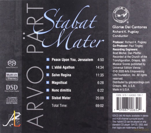 Gloriae Dei Cantores: Arvo Part: Stabat Mater [CD]