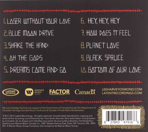 Lee Harvey Osmond: Beautiful Scars [CD]