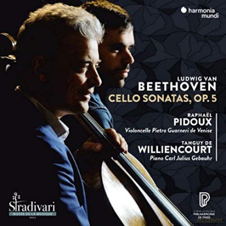 Beethoven: Cello Sonatas op 5 Pidoux Williencourt (digipack) [CD]