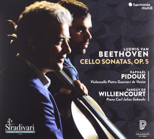 Beethoven: Cello Sonatas op 5 Pidoux Williencourt (digipack) [CD]