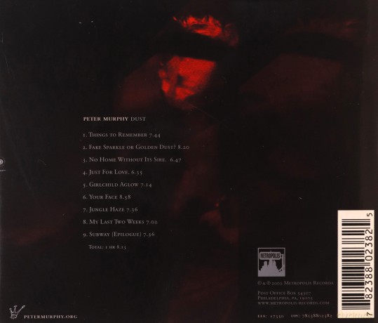 Peter Murphy: Dust [CD]