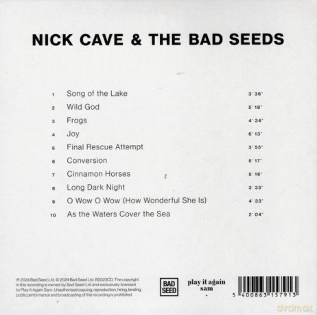 Nick Cave & The Bad Seeds: Wild God (digipack) [CD]