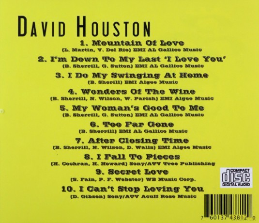 David Houston: Greatest Hits [CD]