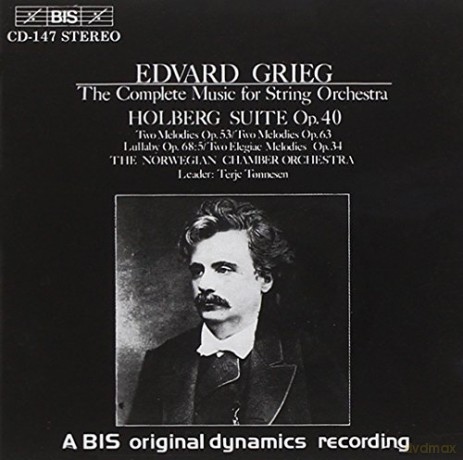 Norwegian Chamber Orchestra: Griegmusic For String Orchestraholberg Suite [CD]