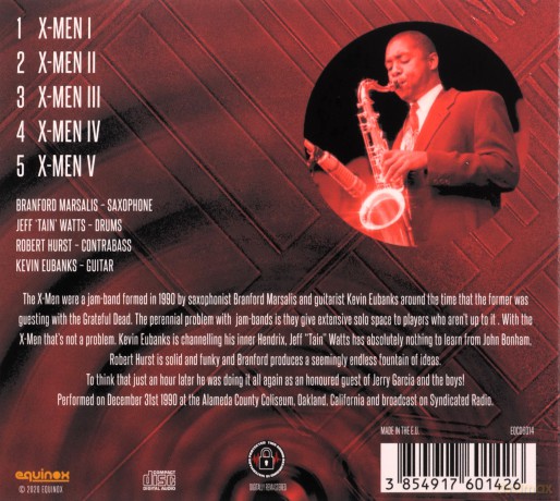 Branford Marsalis And The X-Men: Live 1990 [CD]