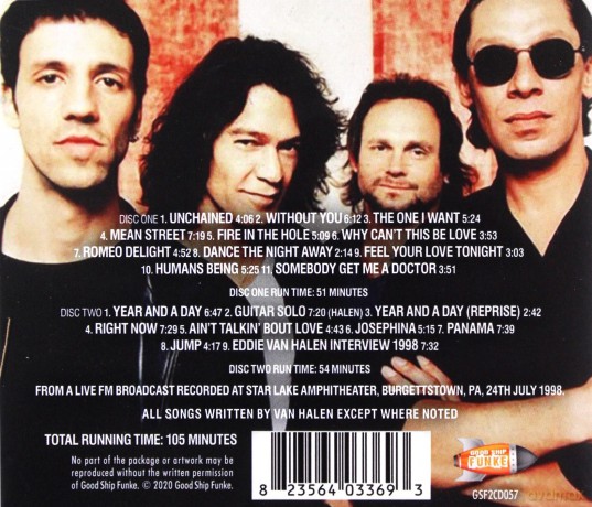 Van Halen: Pittsburgh 1998 [2CD]