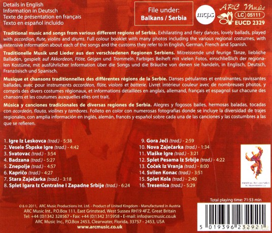 Sveti Sava: Serbia Traditional Music [CD]