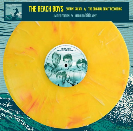 Beach Boys: Surfin Safari (Yellow Marble) [Winyl]
