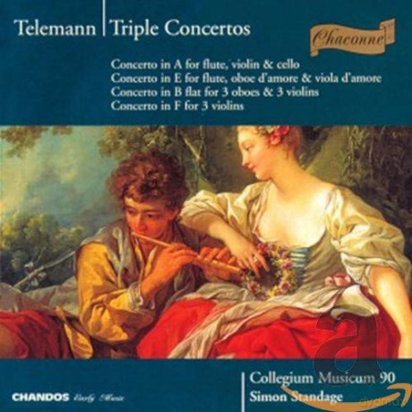 Collegium Musicum 90standage: Telemanntriple Concertos [CD]