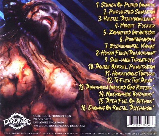Kraanium: Ten Acts Of Sickening Perversity [CD]