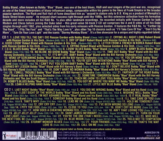 Bobby Bland: The Singles Collection 1951-62 [2CD]