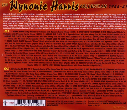 Wynonie Harris: The Wynonie Harris Collection 1944-47 [2CD]