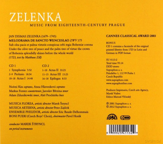 Zelenka: Music From 18th Century [2CD]