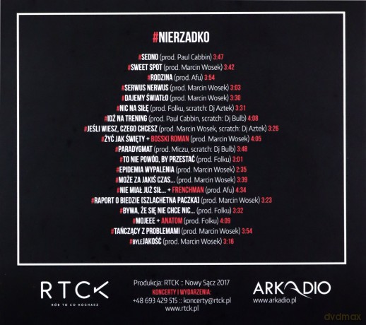 Arkadio: Nierzadko [CD]
