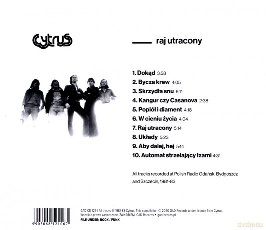 Cytrus: Raj Utracony [CD]