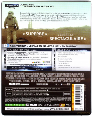 Ad Astra (steelbook) [Blu-Ray 4K]+[Blu-Ray]