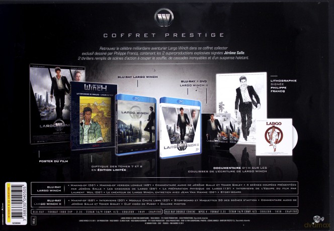 Largo Winch / Largo Winch 2 (Limited) [BOX] [3xBlu-Ray]