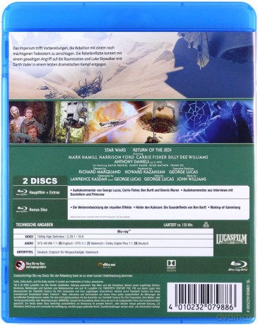 Star Wars: Episode VI - Return of the Jedi (Gwiezdne wojny: Część VI - Powrót Jedi) [2xBlu-Ray]