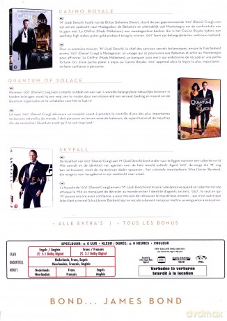 007 James Bond - Daniel Craig Collection [BOX] [3DVD]