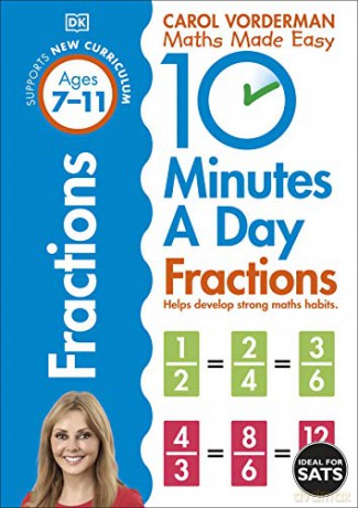 10 Minutes a Day Fractions (Made Easy Workbooks) - Carol Vorderman [KSIĄŻKA]