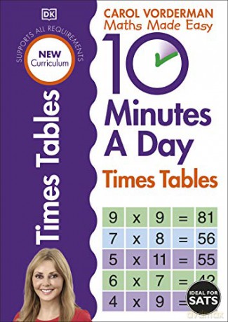 10 Minutes A Day Times Tables (Made Easy Workbooks) - Carol Vorderman [KSIĄŻKA]