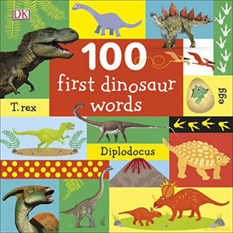 100 First Dinosaur Words [KSIĄŻKA]