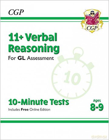 11+ GL 10-Minute Tests: Verbal Reasoning - Ages 8-9 (with Online Edition): superb eleven plus preparation from the revision experts (CGP 11+ GL) [KSIĄŻKA]