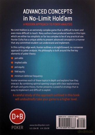 Advanced Concepts in No-Limit Hold'em: A Modern Approach to Poker Analysis - Hunter Cichy [KSIĄŻKA]