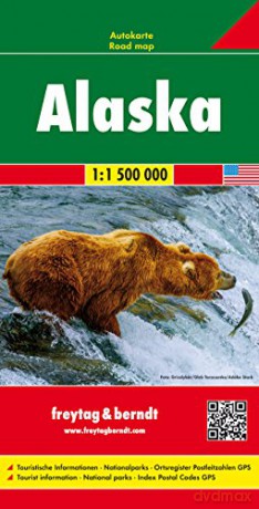 Alaska: Wegenkaart 1:1 750 000 - Freytag-Berndt und Artaria KG [KSIĄŻKA]