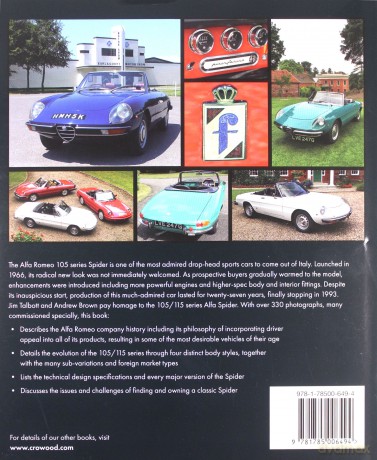 Alfa Romeo 105 Series Spider: The Complete Story (Crowood Autoclassics) - Jim Talbott [KSIĄŻKA]
