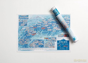 Alpine Skiing Collect and Scratch Print [MAPA]