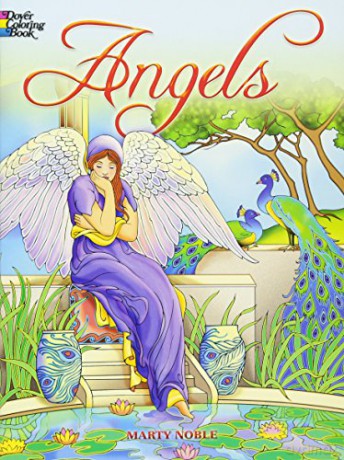 Angels Coloring Book (Dover Coloring Books) - Marty Noble [KSIĄŻKA]